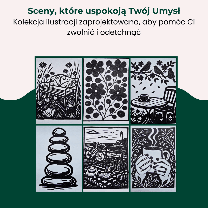Podaruj Chwilę - Monochromatyczna Kolorowanka